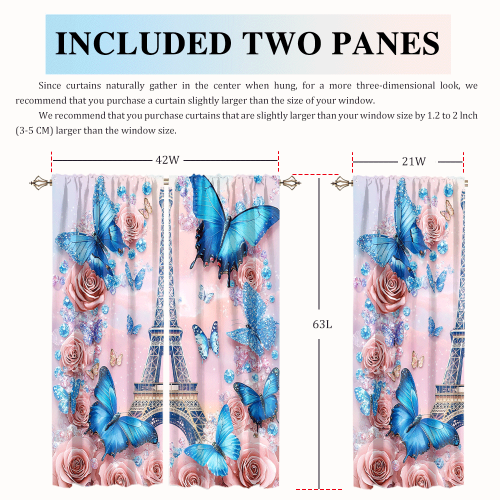 Modern Eiffel Tower Florals Watercolor Romantic Paris Spring Rose Print Butterfly CGCL 2 3
