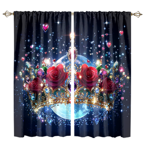 Modern Valentines Day Love Print Abstract Glitter Diamond Design Moon Crown Theme CGCL 1 5