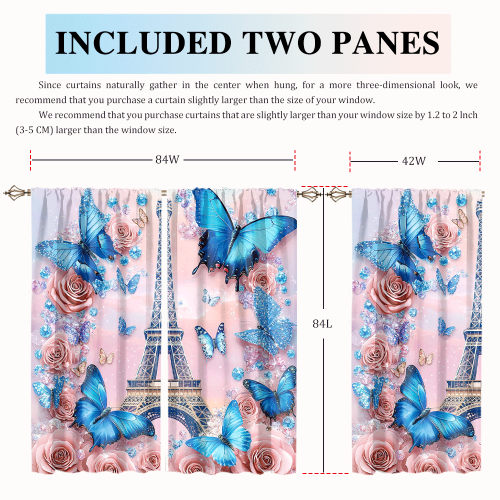 Modern Eiffel Tower Florals Watercolor Romantic Paris Spring Rose Print Butterfly CGCL 2 8