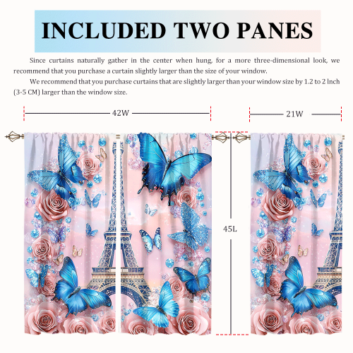 Modern Eiffel Tower Florals Watercolor Romantic Paris Spring Rose Print Butterfly CGCL 2 1