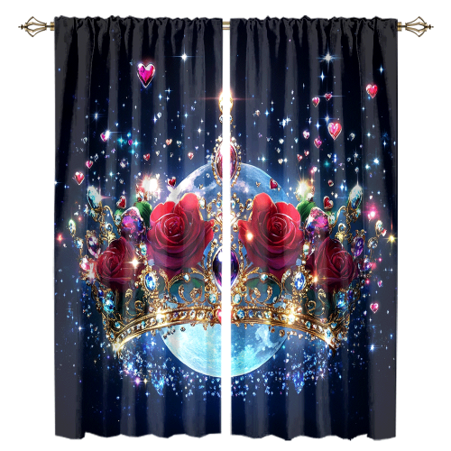 Modern Valentines Day Love Print Abstract Glitter Diamond Design Moon Crown Theme CGCL 1 6