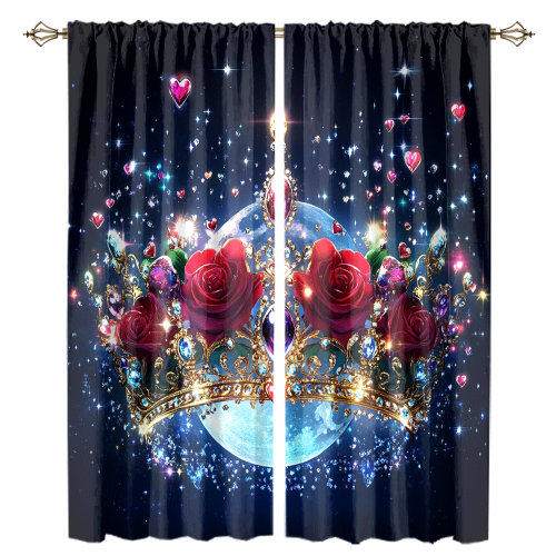 Modern Valentines Day Love Print Abstract Glitter Diamond Design Moon Crown Theme CGCL 1 2