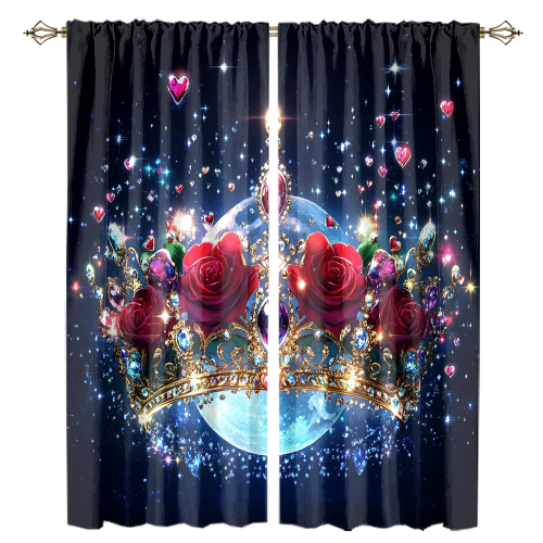 Modern Valentines Day Love Print Abstract Glitter Diamond Design Moon Crown Theme CGCL 1 4