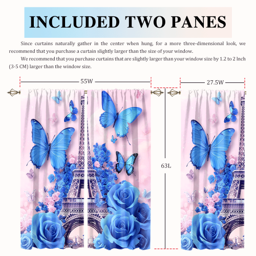 Watercolor Eiffel Tower Florals Abstract Romantic Paris Spring Rose Print Butterfly CGCL 2 4
