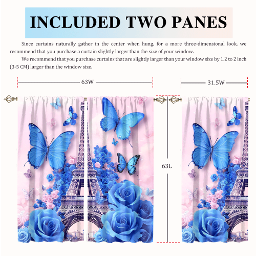 Watercolor Eiffel Tower Florals Abstract Romantic Paris Spring Rose Print Butterfly CGCL 2 5