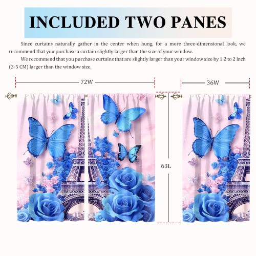 Watercolor Eiffel Tower Florals Abstract Romantic Paris Spring Rose Print Butterfly CGCL 2 7