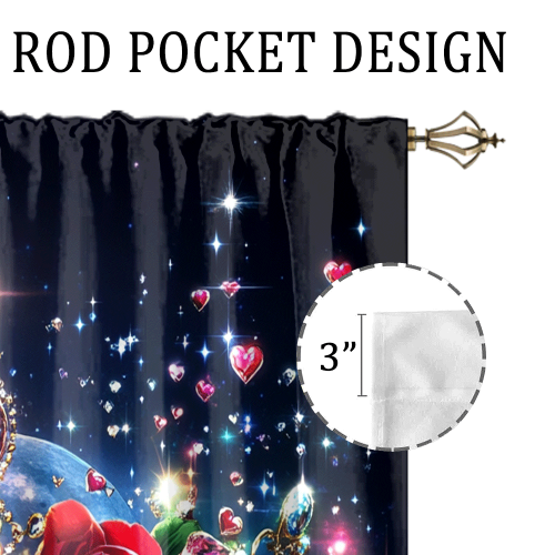 Modern Valentines Day Love Print Abstract Glitter Diamond Design Moon Crown Theme CGCL 3