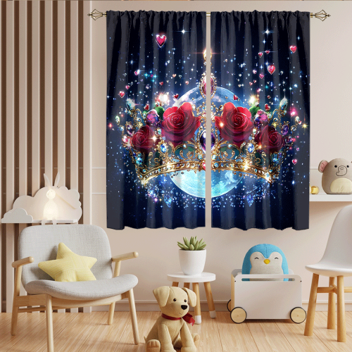 Modern Valentines Day Love Print Abstract Glitter Diamond Design Moon Crown Theme CGCL 6