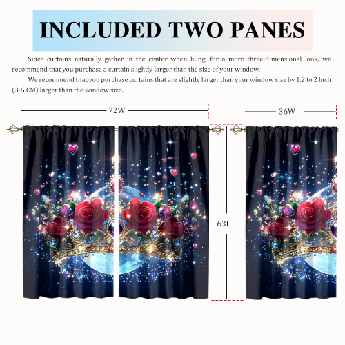 Modern Valentines Day Love Print Abstract Glitter Diamond Design Moon Crown Theme CGCL 2 7