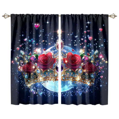 Modern Valentines Day Love Print Abstract Glitter Diamond Design Moon Crown Theme CGCL 1 7