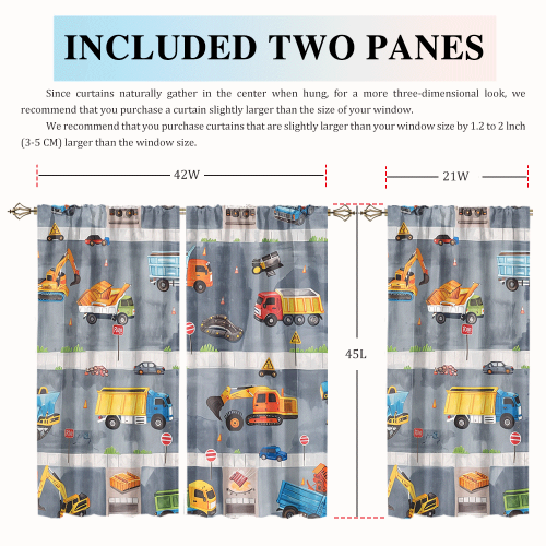 Rustic Cartoon City Truck Modern Colorful Construction Machinery Bulldozer Excavator CGCL 2 1