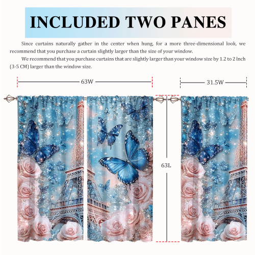 Rustic Eiffel Tower Florals Modern Romantic Paris Spring Rose Print Butterfly CGCL 2 5