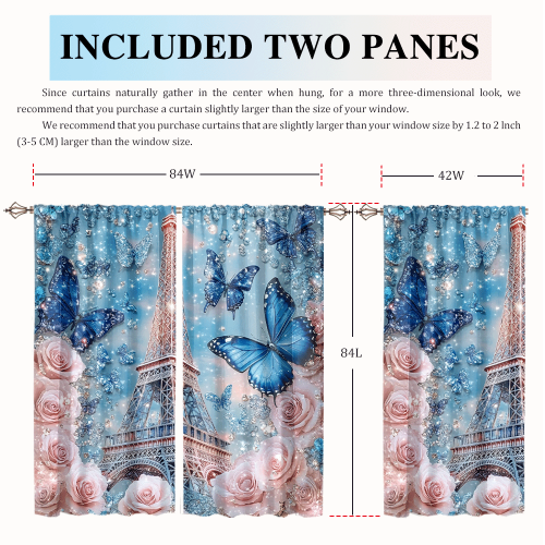 Rustic Eiffel Tower Florals Modern Romantic Paris Spring Rose Print Butterfly CGCL 2 8