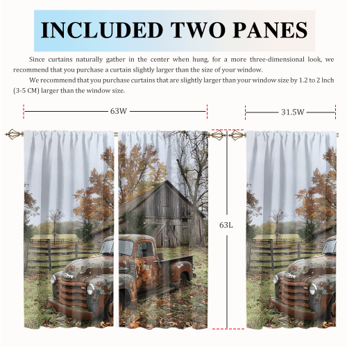 Vintage Farm Antique Truck Abstract Fall Farm Wood Board Cabin Truck CGCL 2 5