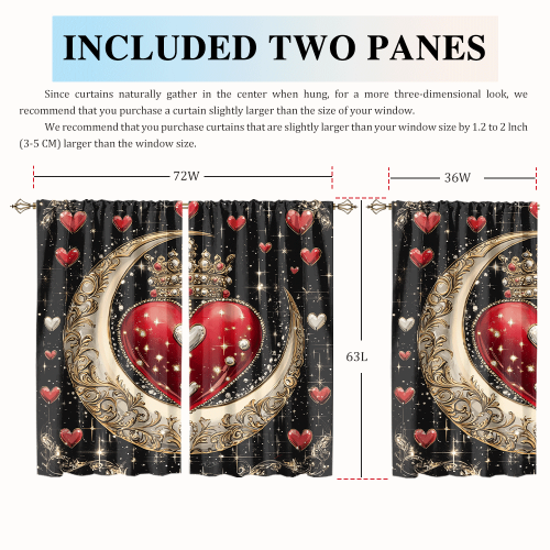 Rustic Valentine Day Heart Print Watercolor Glitter Diamond Design Moon Crown Theme CGCL 2 7