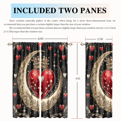 Rustic Valentine Day Heart Print Watercolor Glitter Diamond Design Moon Crown Theme CGCL 2 3