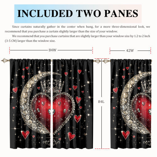 Watercolor Valentine Day Crown Theme Abstract Glitter Heart Prints Moon Diamond Designs CGCL 2 8