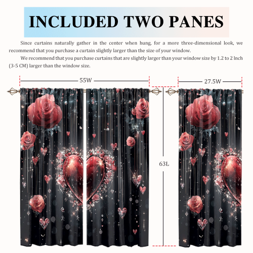 Watercolor Valentines Day Love Print Modern Glitter Diamond Design Moon Crown Theme CGCL 2 4