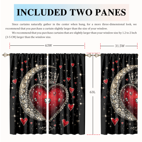 Watercolor Valentine Day Crown Theme Abstract Glitter Heart Prints Moon Diamond Designs CGCL 2 5