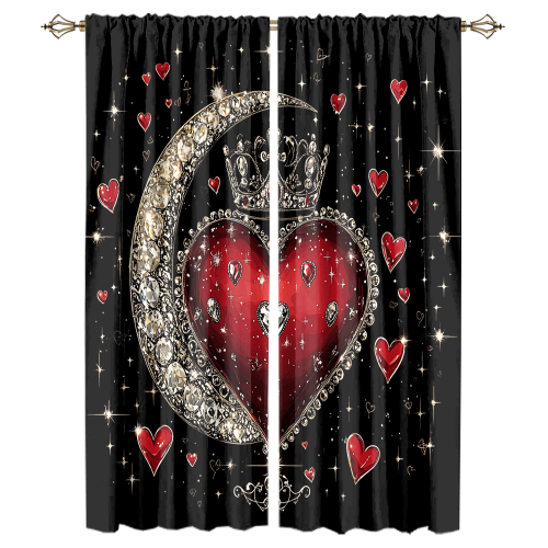 Watercolor Valentine Day Crown Theme Abstract Glitter Heart Prints Moon Diamond Designs CGCL 1 3