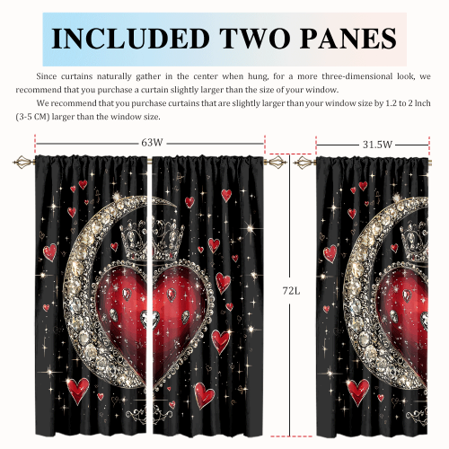 Watercolor Valentine Day Crown Theme Abstract Glitter Heart Prints Moon Diamond Designs CGCL 2 6