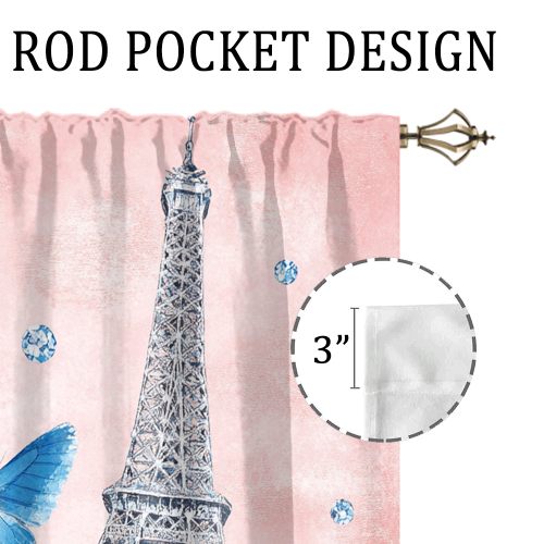 Abstract Eiffel Tower Florals Rustic Romantic Paris Spring Rose Print Butterfly CGCL 3