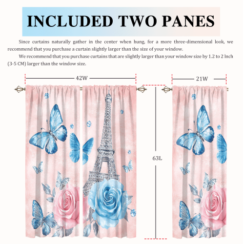 Abstract Eiffel Tower Florals Rustic Romantic Paris Spring Rose Print Butterfly CGCL 2 3