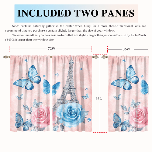 Abstract Eiffel Tower Florals Rustic Romantic Paris Spring Rose Print Butterfly CGCL 2 7