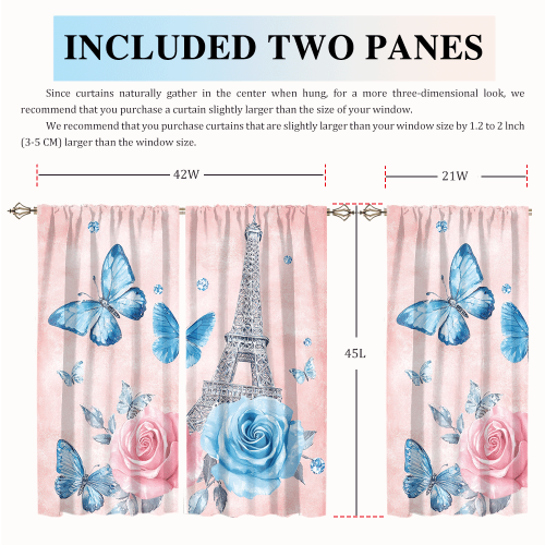 Abstract Eiffel Tower Florals Rustic Romantic Paris Spring Rose Print Butterfly CGCL 2 1