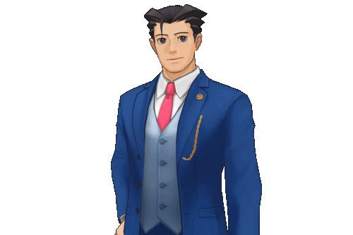 DD Phoenix Wright smiling