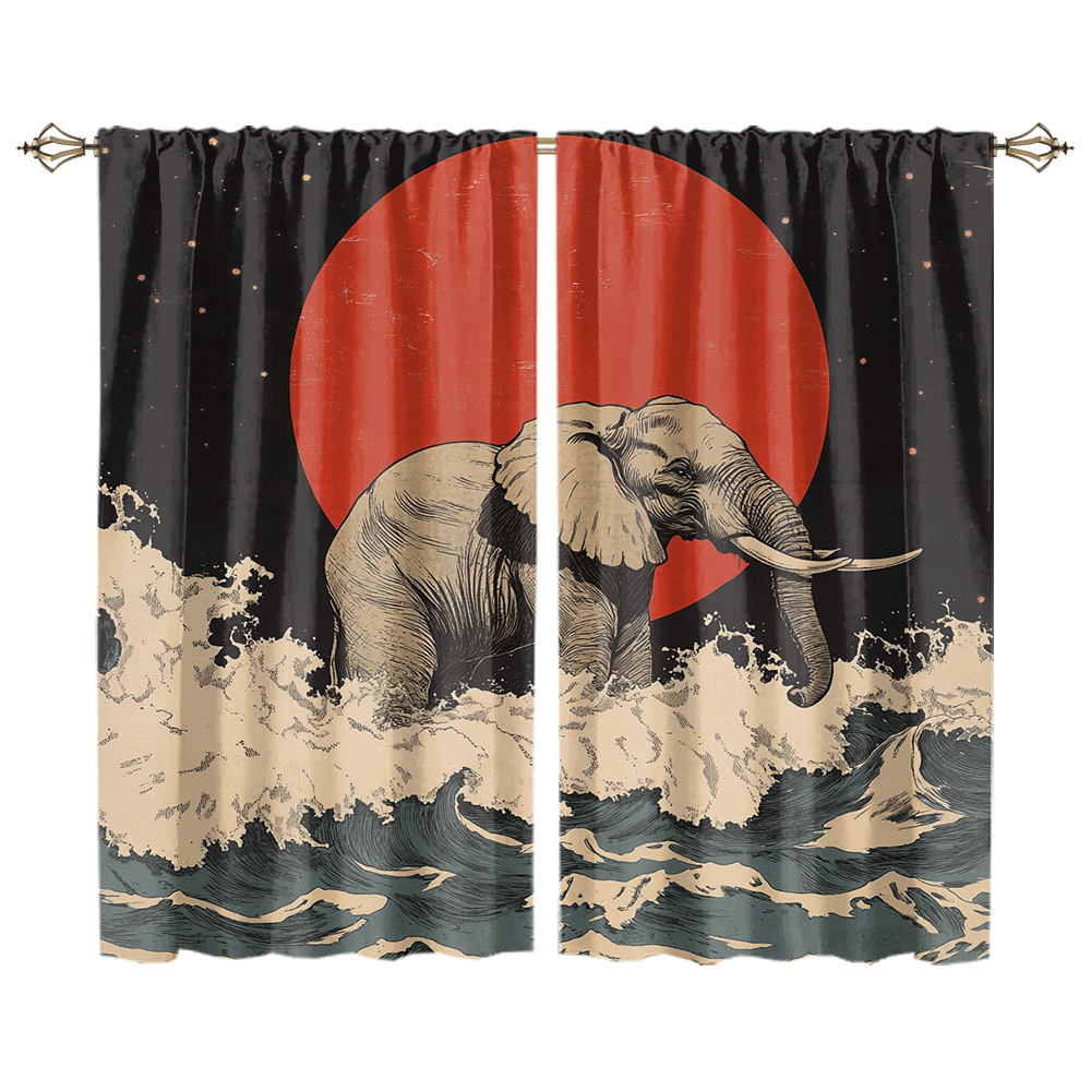 Modern-Japanese-Style-Elephant-Abstract-Wildlife-Elephant-Japan-Great-Wave-Red-Sun-CGCL-1-7-38178ff10060f8301e01ddeff2624c3a